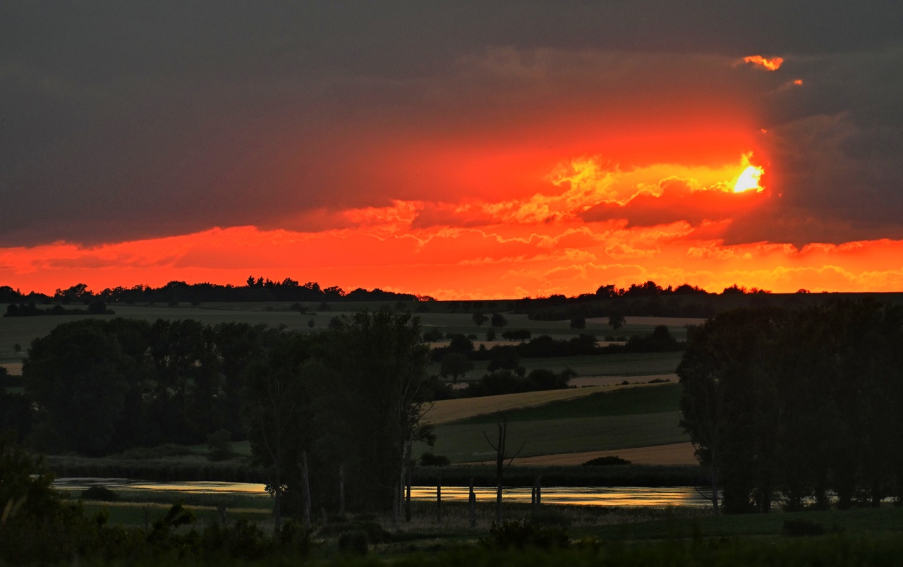 Lindleinsee Sonnenuntergang