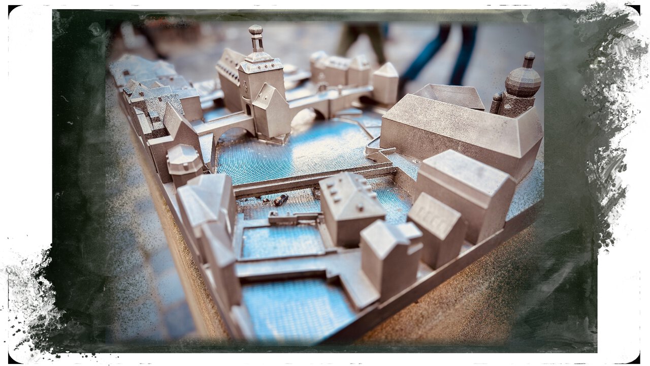 Das Druckgussmodell des Alten Rathauses
