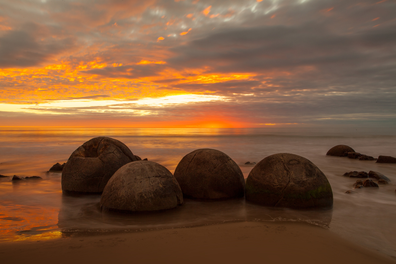 Moerakiboulders (Neuseeland)