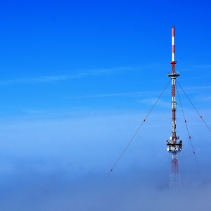 Turm im Nebel